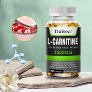 แคปซูล DAITEA L-Carnitine 1500MG ส่งเสริมการเผาผลาญไขมันและการเจริญเติบโตของกล้ามเนื้อ เหมาะสำหรับนั
