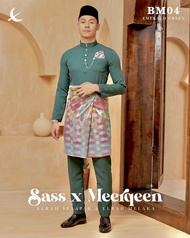 (FREE SAMPIN) BAJU MELAYU EMERALD GREEN C4 MAGNIFICENT 4.0 BY ELRAH EXCLUSIVE
