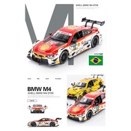 Monstermarketing Collectible BMW-M4-DTM SHELL Edition Dekra, Die Cast Car 1:32 Scale Kids Toys for