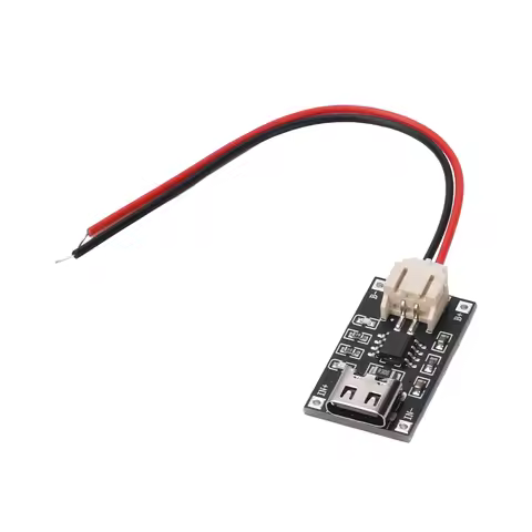 TP4056 3.7V Lithium Battery Charging Module 1A USB Type-C Port PH2.0 Terminal Overcurrent Protection