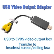 USB Interface To RCA Video Out Adapter For 7862 TS10 TS18 6765X 6580 Android System Car Radio Stereo
