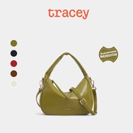 Tracey Slouchy Hobo Small Tote Bag Vegan Leather Beg Bahu Wanita Handbag Perempuan