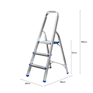 (JIJI.SG) DARIA Step Ladder - Up to 7 Steps / Aluminium Ladder / Foldable / Ladder / Light Weight