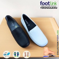 Footlink OL 1110 & OL 6110 Medical Health Women Shoe , Kasut Putih & Hitam Jururawat , Nurse