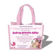 Tas Goodie Bag Souvenir Tasyakuran Khitan / Aqiqah / 7 Bulanan