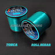 senar pancing ZAWARA warna TOSCA kecil super kuat anti keriting dan lentur warna TOSCA bahan NILON