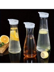 1入組塑膠冷水瓶，適用於茶、果汁和飲料，非常適合存放於冰箱、餐廳和食品貨車內