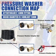 USNOW 2pcs Pressure Washer Adapter Set, M22 Swivel Quick Connection Quick Connect Kit, Connect Stain