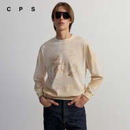CPS Men's CAMELLIA GRAPHIC Long Sleeve Shirt FLOWER TEE Model C26WGMA109 (AW26 A1)