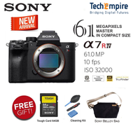 Sony A7R IV/A7R Mark IVA / A7R MK4 Body +Tough (64GB)+Cleaning Kit+Belloy Bag (SONY MALAYSIA WARRANT