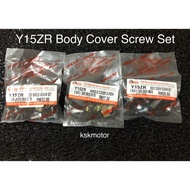 Y15ZR Body Cover Screw Complete Set(body cover y15zr full set with pin moto y15zr accessories yamaha )