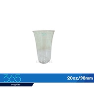PET Cup 20oz (98mm) & 22oz (95mm) | Clear Plastic Cup | Milk Tea & Iced Coffee Cup