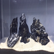 Acid-washed Qinglongshi aquarium grass tank grass tank stone set stone size block land tank fake mou