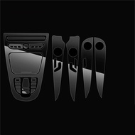 For Mercedes Benz E Class E200 E260 E300 2016-2018 TPU Film Interior Sticker Center Console Gear Doo