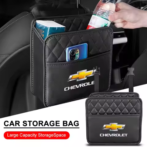 Car Organizer Storage Box Phone Pocket Pouch Car Back Seat Hanging Storage Bag for Chevrolet Captiva