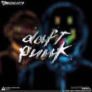 New EONE Reflective Car Stickers Electronic Music Ensemble Daft Punk Stupid Punk Band logo Glass Pai