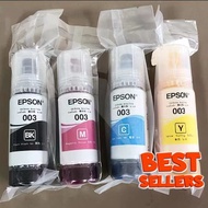 (พร้อมกล่อง BOX)EPSON 003 4 สี BK, C, M, Y หมึกแท้ 100%/ถูก (L1110,L3100,L3101,L3110,L3150,L3210,L32