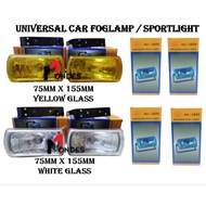 MU-3000 Car Universal Fog Lamp Spot Light Sportlight Fog Light Halogen Car Van Truck Jeep 4X4 Lighti