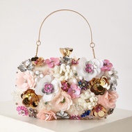 GFS store Banquet handbag clutch party fashion high-appearance flower bag