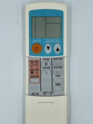 รีโมทแอร์ที่ใช้ได้กับ  Mitsubishi รุ่น  AIR7  (KM04J) มี 7 ปุ่มคำสั่ง