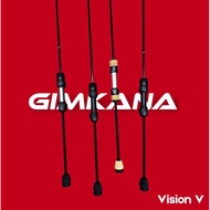 GIMKANA VISION V 1.98m 2-6lb Ultralight 2Piece Ultralight Fishing Rod