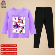 Demon Hunter Kpop Kids Outfit for Ages 1-11 Years Kids Outfit Girl Kids Girl Clothing Kids Girl Set