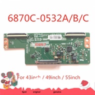 QSJZHY Original TCON Board 6870C-0532A 6870C-0532B 6870C-0532C T-CON Logic Board For 43 Inch 49 Inch