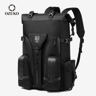 OZUKO Large Capacity Waterproof Outdoor Sports Roll Top Men Backpack