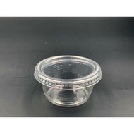 EC E622C 2oz Round Container [ 100pcs± ] - Disposable Plastic PET Food Container
