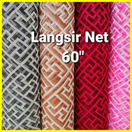 [Ready Stock] Kain Langsir Net Bidang 60”(Jualan business tutup )