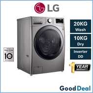 LG F2720RVTV 20KG / 10KG Front Load Washer Dryer Mesin Basuh 2 In 1