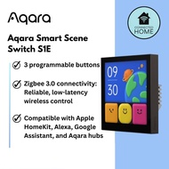 Aqara Smart Scene Switch S1E | 3‑Button Wall Remote | Zigbee 3.0 | HomeKit Compatible