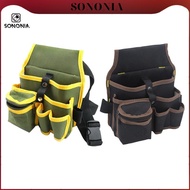 [SONONIA] Durable Tool Belt Storage Bag Screwdriver Waist Bag Drill Organizer Pouch for