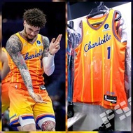 LaMelo Ball Hornets City Edition w/Sponsor Patch 波哥黃蜂隊 城市版 球迷版球衣 連廣告章