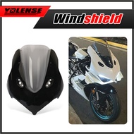 Fit For 675SR-S 675SR Motorcycle Heighten Windscreen Integrated Windshield Wind Deflectors Shield Pr