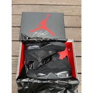 Air Jordan 4 Aj4 Black Cat Green authentic shoes pwc9Yado
