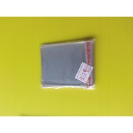 CLEAR OPP PLASTIC 9x9cm OPP GLUE/ 9X9CM CLEAR SEAL PLASTIC UK 9 x 9 cm