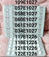 EPAM 5MG EPAM 5 MG COP 109E1027> 057E1027 >058E1027 > 060E1027 > 061E1027 > 034E1027 >120E1226>119E1