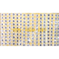 1 Sheet of Alphabet Stickers Label Storage (A-Z)