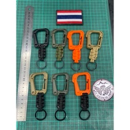 A031 Snaplink Carabiner Paracord 4 mm. Length 12 cm. There Are 4 Colors: Black Sand Green Orange.