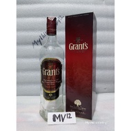 Grant's Imported Liquor Bottle+Box