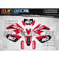 DForce 120 / 160 Decal | Red Geico Custom
