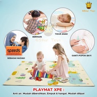 【Gstar】Baby Playmat SPEEDS Folding Carpet 200x180cm XPE Thick Playmate Baby Children's Mat/Children'