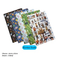 Wrapping paper Patterned wrapping paper/ Character wrapping paper/ 1pc birthday wrapping paper/