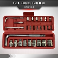 NEW 27 Pcs Socket Wrench Set/Shock Wrench Set/Sock Wrench Set/Socket Wrench Set/Drive Metric Socket 