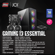 [ Powered by MSI ] JOI Essential I3 RTX3060 Gaming PC ( i3-12100F, 16GB, 512GB, RTX3060 12GB, W11P )