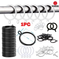 Metal , PP Ring with Clips,  / Gelang Batang Rod Langsir Aksesori / IKEA Rod Pole Compatible Accesso