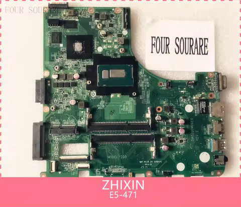 Four sourare For ACER E5-471 Laptop motherboard I5-4210U ZQ0 DA0ZQ0MB6E0 DDR3 Mainboard with graphic