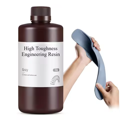 3D Printer High Toughness Engineering Resin - Non-Brittle, Tappable, Low Warp & Shrink | For Detaile