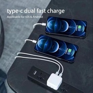 (Allthebest) TERA Charger Head Adapter PD 50W Fast Charging Type-C 2 Ports
